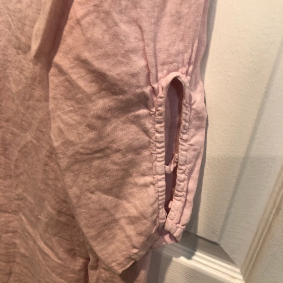 Et’Lois 100% Preshrunk Linen Blouse/Tunic M - Picture 4 of 6